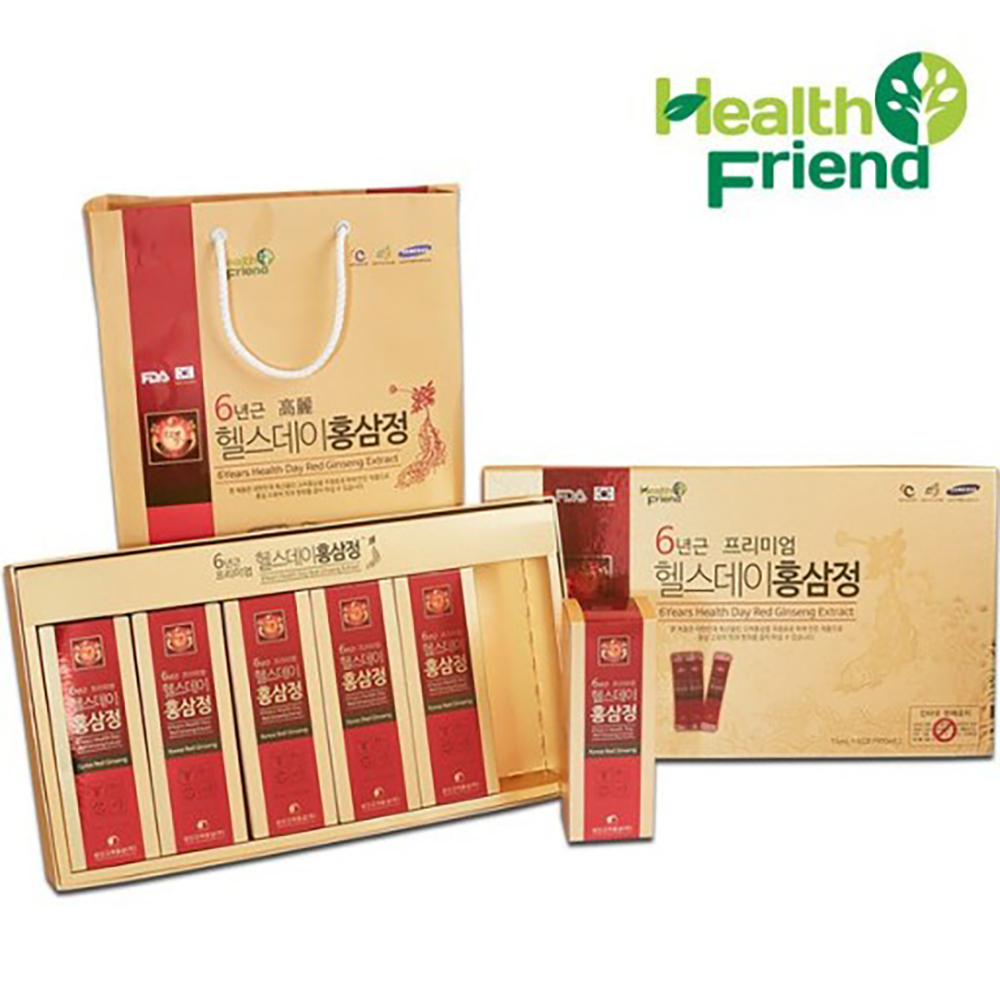 6년근 프리미엄 헬스데이 홍삼정(쇼핑백 포함) 15mlX60포